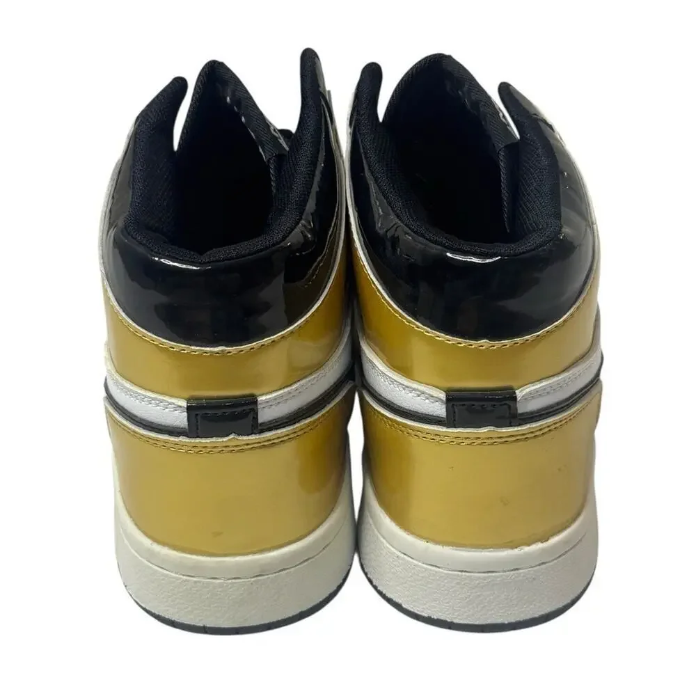 NIKE Air Jordan 1 High Golf Gold Toe Retro Shoes Model DQ0660-002 Men’s 8.5 NEW